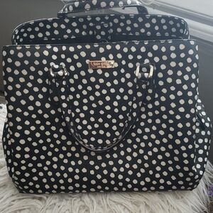 Kate Spade Black and White Polka Dot Crossbody Bag